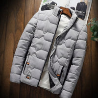 Stylische, warme & bequeme Herrenjacke - Karter in Grau