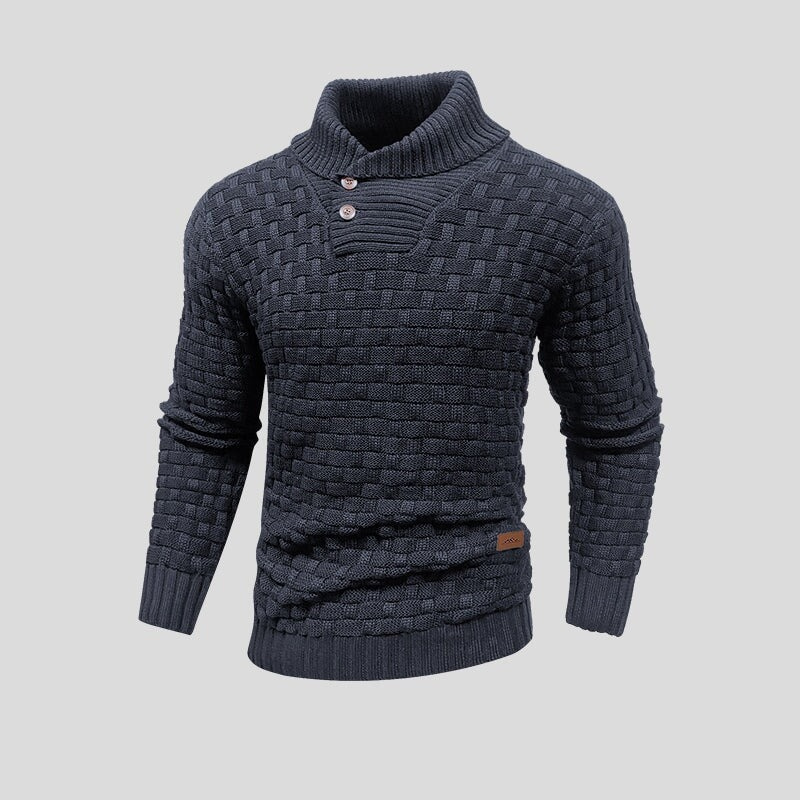 Stylischer warmer Pullover für Herren | Strick