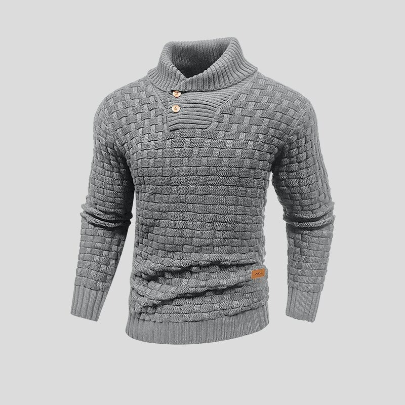 Stylischer warmer Pullover für Herren | Strick