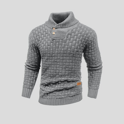 Stylischer warmer Pullover für Herren | Strick