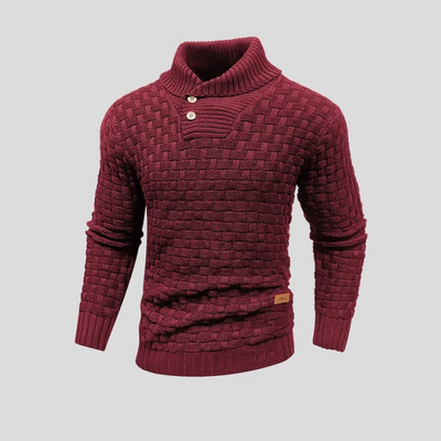 Stylischer warmer Pullover für Herren | Strick