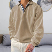 Detlef | Herren Leichter Polo pullover in Beige