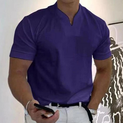 Sherwin | T-Shirt Weiß Herren | V-Ausschnitt