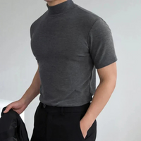 Roland | T-shirt Weiß Herren | Slim Fit in Grau