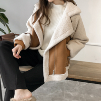 Serene | Damen Teddy Jacke | Oversize in Braun