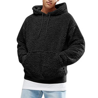 Kaiser | Herren Teddy Jacke | Warme in Schwarz