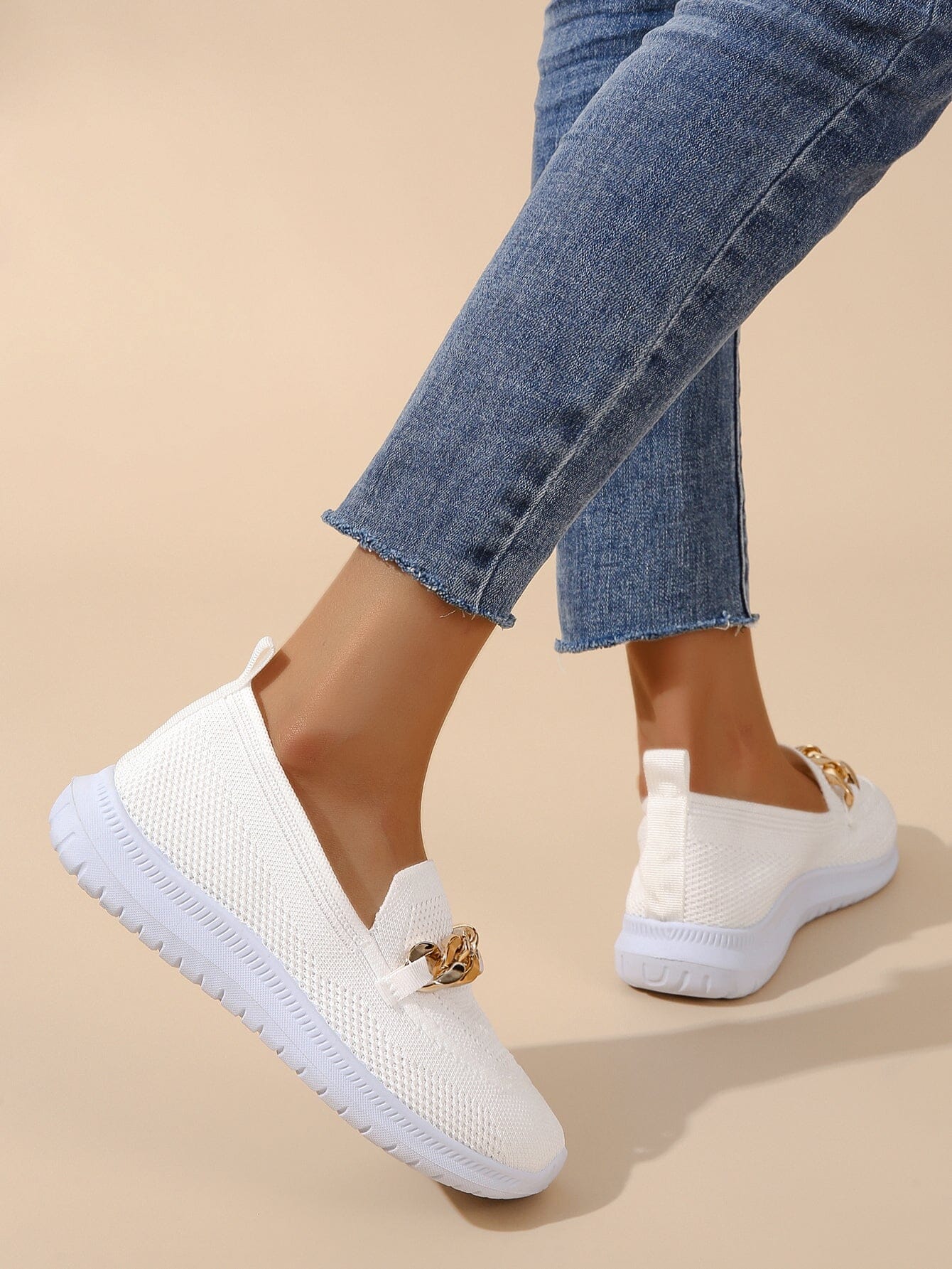 Haven - lässige Slip-On Sneaker Damen | Sneaker aus atmungsaktivem, flexiblem Strickmaterial