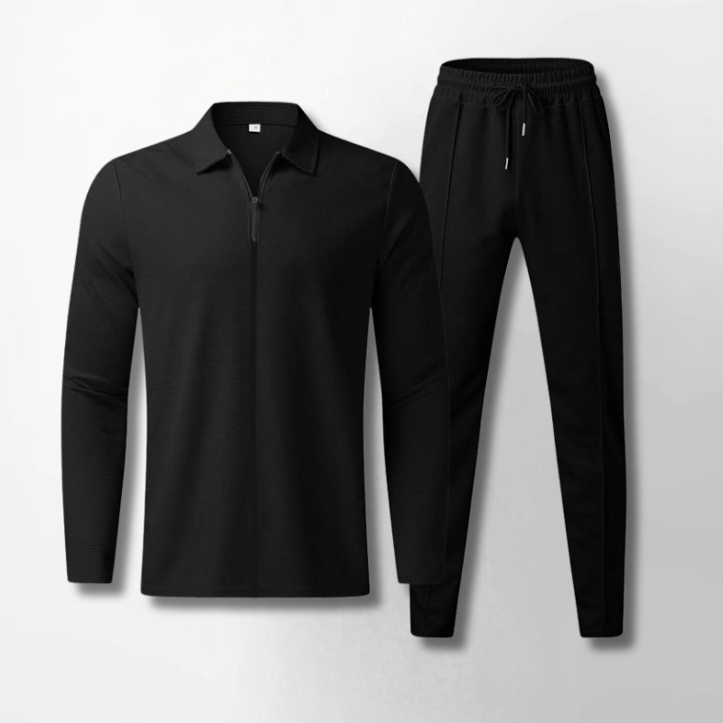 Billie | Trainingsanzug Herren Set | Schwarz