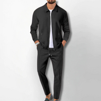 Billie | Trainingsanzug Herren Set | Schwarz in Schwarz