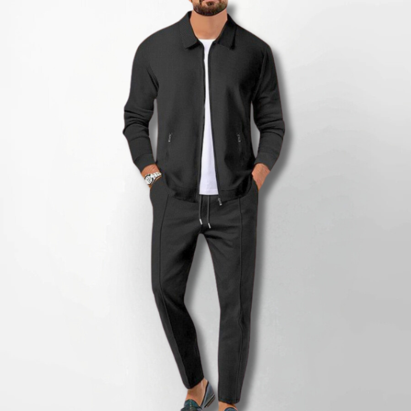 Billie | Trainingsanzug Herren Set | Schwarz