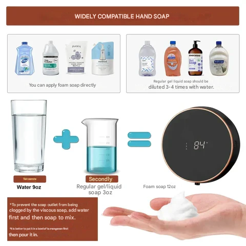 5-in-1 Automatischer Seifenspender – Cleon