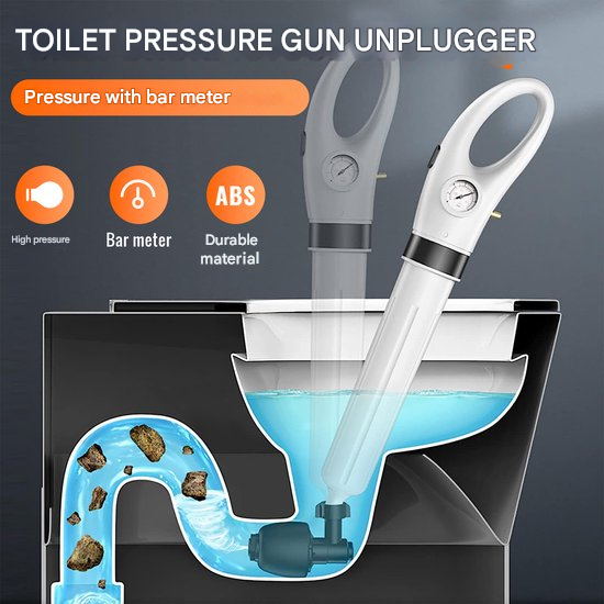 Luftdruckentstopfer (Verstellbar 1–8 bar) - BlastAir