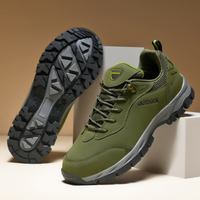 Rayzon | Herren Trekking Schuhe | Schwarze in Grün
