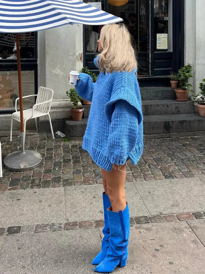 Trendiger Oversize-Pullover für Damen | Rollkragen