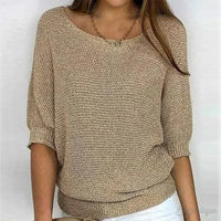 Ruby | Leichter Übergangs Pullover in Beige