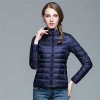 Urban Chic Leichte Daunenjacke - Ilse in Marineblau
