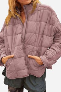 Utey | Damen Leichte Daunen Reißverschluss Reisejacke in Rosa