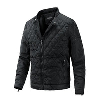 Klaus | Klassische jacke für Winter in Schwarz