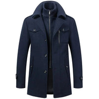 Nikolaus® | Eleganter Wintermantel in Blau