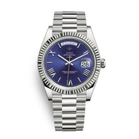 Premium Automatisches Uhrwerk mit Tages- und Datumsfunktion – Solan in Blauw
