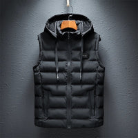 Elegante Winter-Weste - Ravi in Schwarz