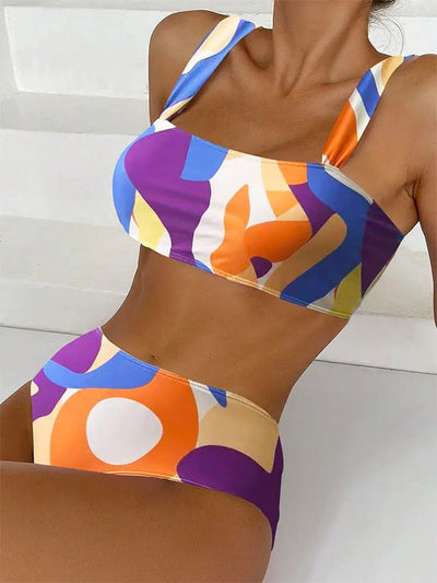 Jasmine® | Bikini-Badeanzug mit hoher Taille