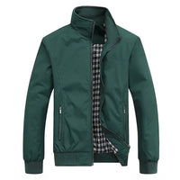 Windbreaker Jacke Casual Männer - Raf in Grün
