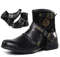 Vintage-Cowboystiefel für Männer - Colton in Schwarz