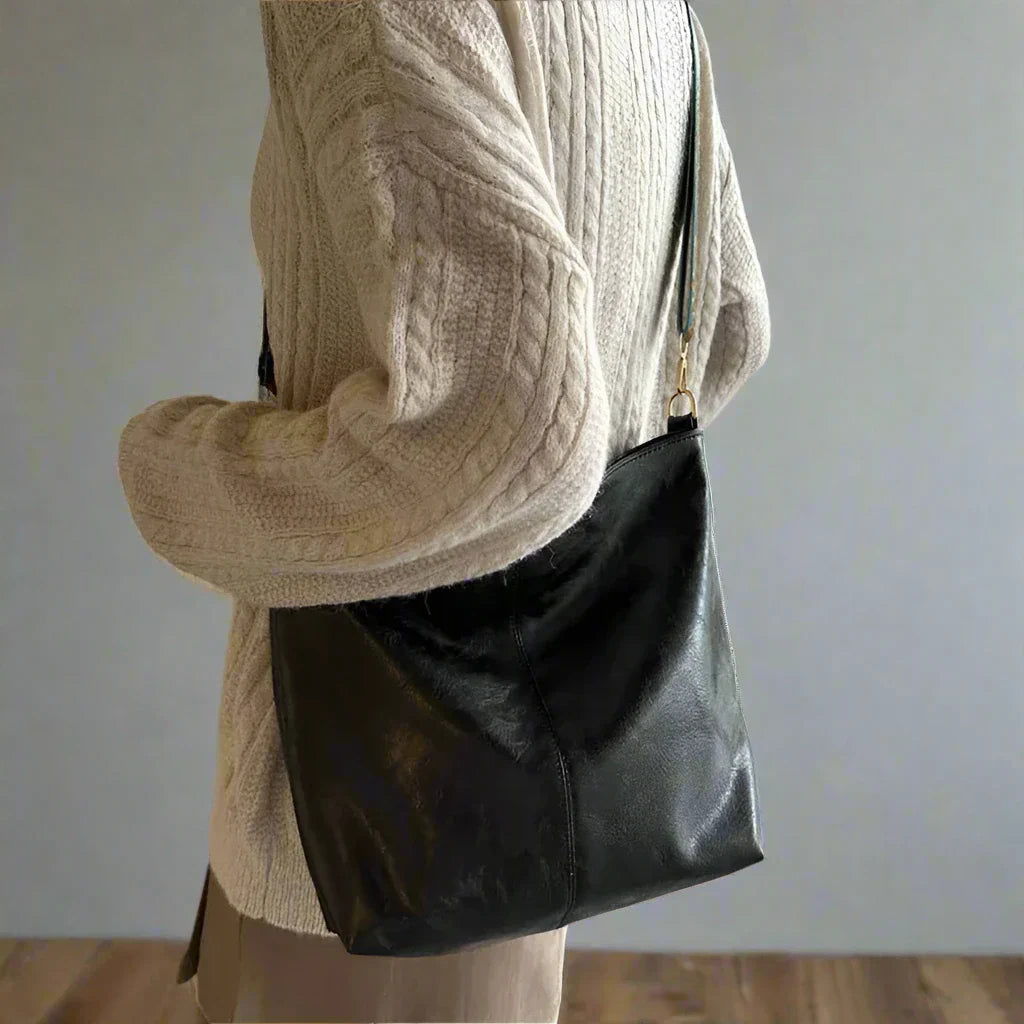 Vintage Leder Umhängetasche für Frauen - Kelsey