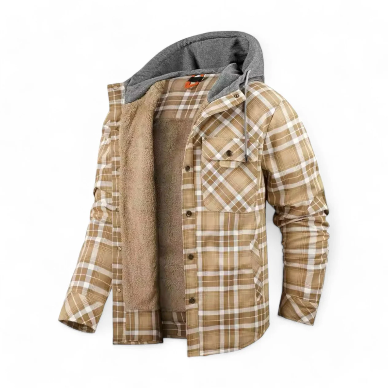 Colby | Warme Winterjacke Herren | Kapuze Mantel