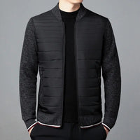 Warme Winterjacke für Männer - Kaiser in Schwarz/Grau