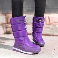 Juliane | Damen Wasserdichte Schneestiefel | Warme in Lila