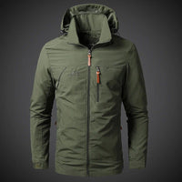 Wasserdichter Windbreaker für Männer - Ernesto in Grün