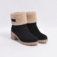 Thelma | Wärmegefütterte Damenstiefel in SCHWARZ