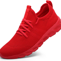 Alliah | Weiße Sneaker Damen | Turnschuhe in Rot