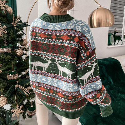 Sandy | Damen Weihnachtspullover | Warme