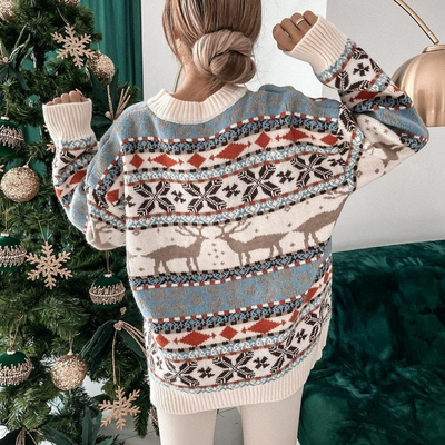Sandy | Damen Weihnachtspullover | Warme
