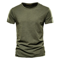 Eren | T-shirt Weiß Herren | Slim Fit in Grün