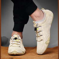 Jace | Weiße Sneaker Herren | Turnschuhe in Beige
