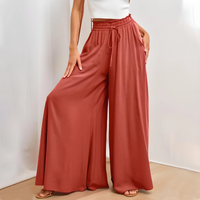 Ottilie | Weite Hose Damen | Elegant in Rot