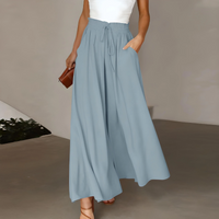 Ottilie | Weite Hose Damen | Elegant in Blau