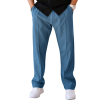 Genesis | Weite Hosen Herren | Weiß in Blau