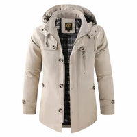 Wetterfeste Herrenjacke für Outdoor-Aktivitäten - Darren in Beige