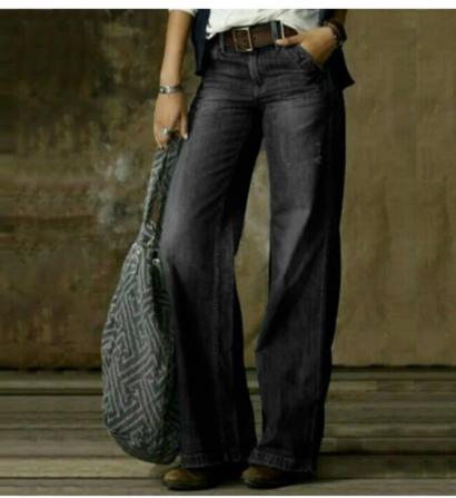 Lizzie | Damen Wide Leg Jeans | High Waist