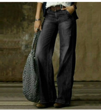 Lizzie | Damen Wide Leg Jeans | High Waist