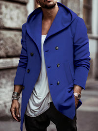 Winddichte Herren-Winterjacke - Larenzo in Blau