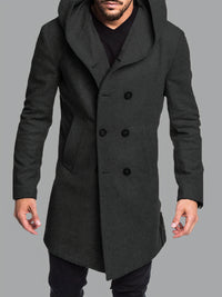 Winddichte Herren-Winterjacke - Larenzo in Schwarz