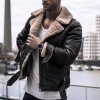 Jerald | Winterjacke Herren | Schwarz Mantel in Schwarz