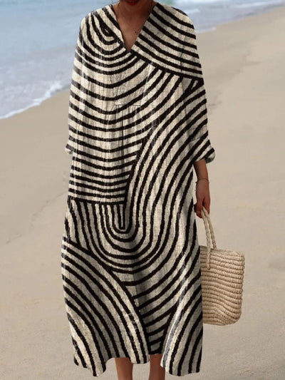 Jinte | Grafisches Kleid - Limitierte Ausgabe