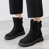Warme und bequeme Winterstiefel für Frauen - Ayla in Schwarz